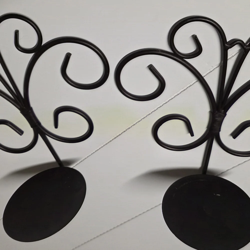 Metal Wall Candle Sconce Holder Set of 2 Hanging Wall Mounted 10”H X 10”W X 5” D